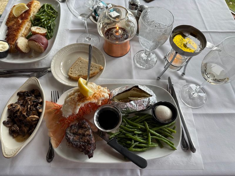 The Menu Leans Into Classic Surf and Turf Territory