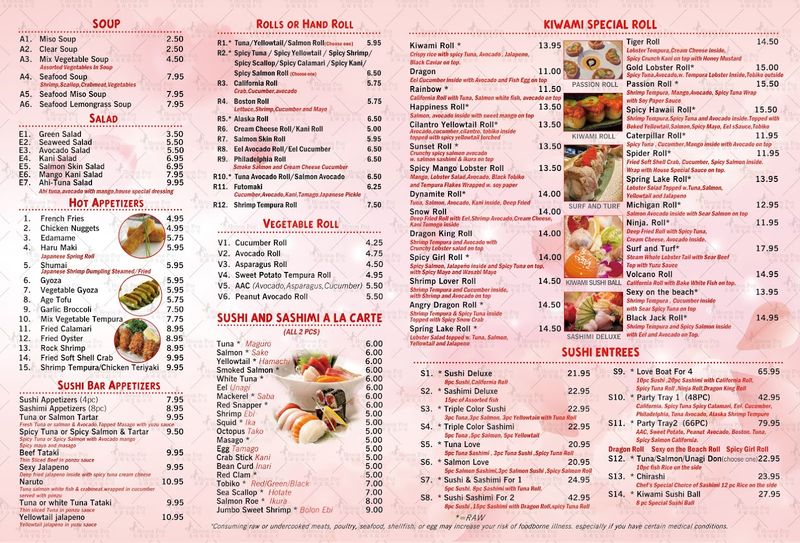 The Menu That Covers Every Japanese Craving The Menu That Covers Every Japanese Craving