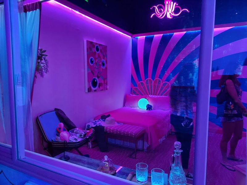 The Neon-Soaked Motel Room Exhibit