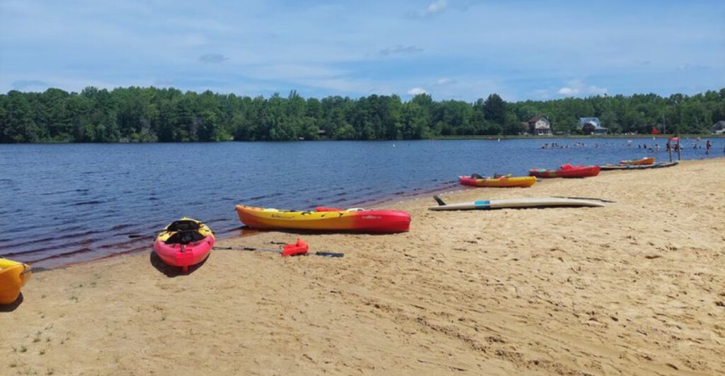 The New Jersey Beach In The Woods Where You Can Swim, Kayak, And Walk Through Old Iron History