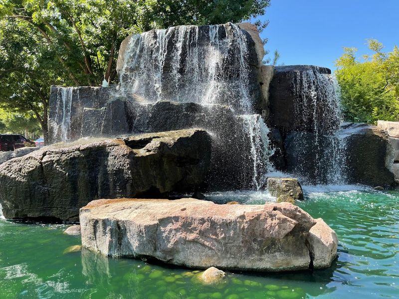 The Outdoor Gardens and Water Features