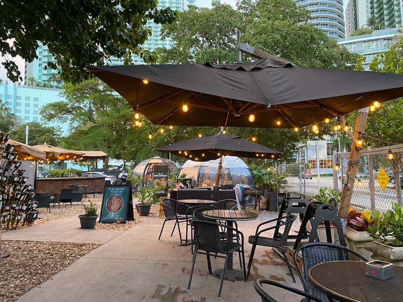 The Outdoor Seating Area Is a Whole Vibe