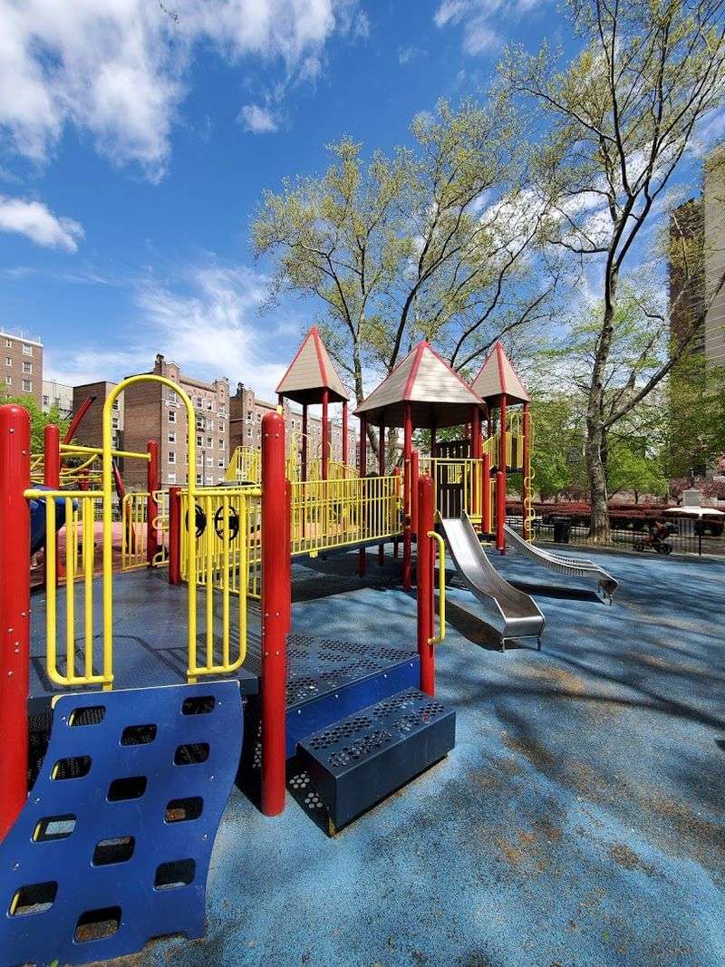 The Playground That Overlooks a Skyline