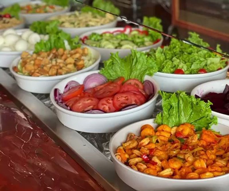The Salad Bar That Starts the Feast
