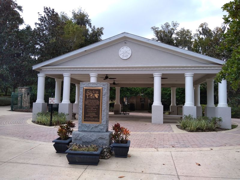 The Stately Pavilion at the Heart of the Park