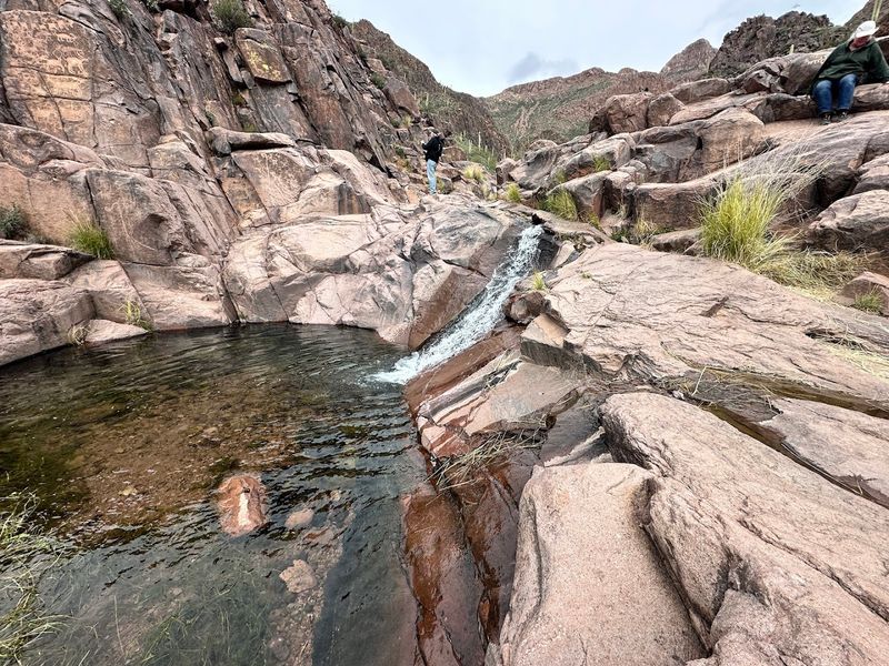 The Waterfall and Canyon Pool Reward at the Summit The Waterfall and Canyon Pool Reward at the Summit