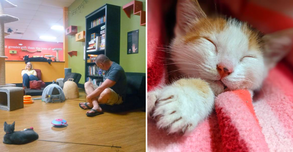 This Ann Arbor Cat Lounge Lets You Sip Coffee While Adoptable Kittens Curl Up in Your Lap