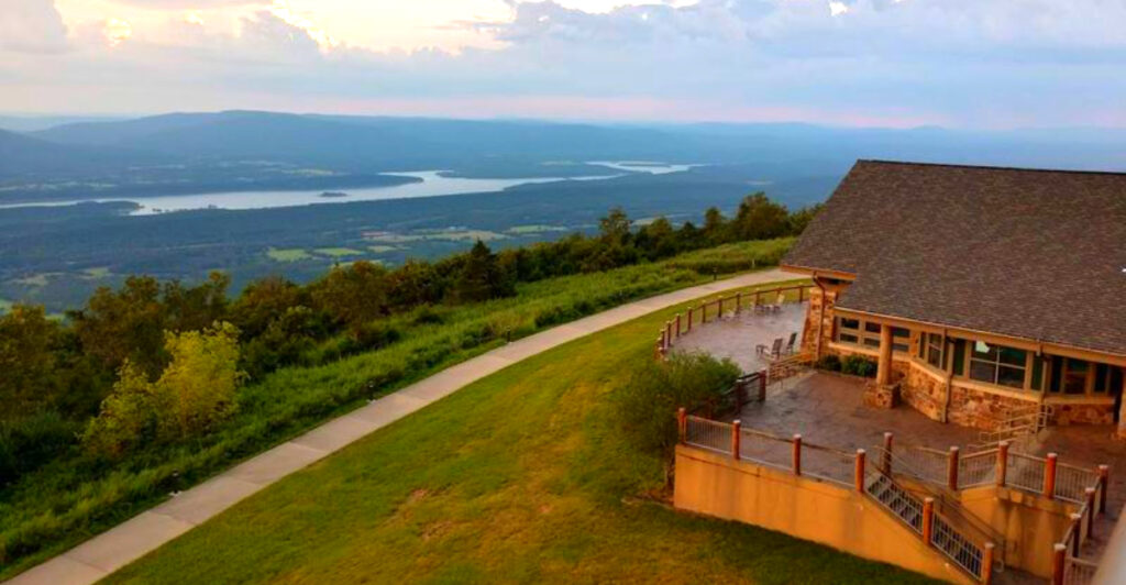 This Arkansas Mountaintop Park Has the State’s Highest Peak, Stunning Cliffside Views, and Cozy Hot Tub Cabins