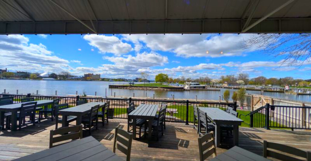 This Bay City Marina Has Riverfront Dining, Tall Ship Views, and One of the Most Relaxing Waterfronts in Michigan