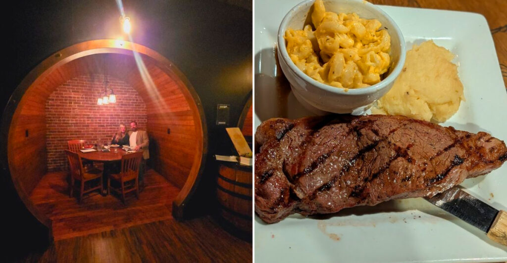 This Charleston Restaurant Has Barrel-Shaped Dining Rooms, Prime Angus Steaks, and a Historic Vault Hidden Inside