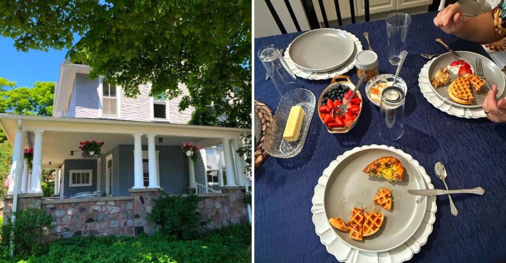 This Charming Victorian Inn in Northern Michigan Serves Homemade Breakfasts Just Steps From Two Stunning Lakes