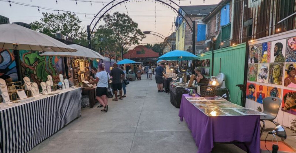 This Colorful New Orleans Night Market Is Packed With Art, Music, and Local Charm