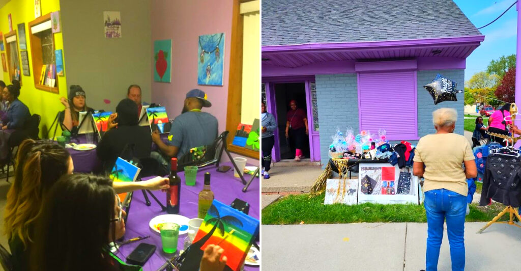 This Detroit Café Turns Complete Beginners Into Proud Painters in Just One Night