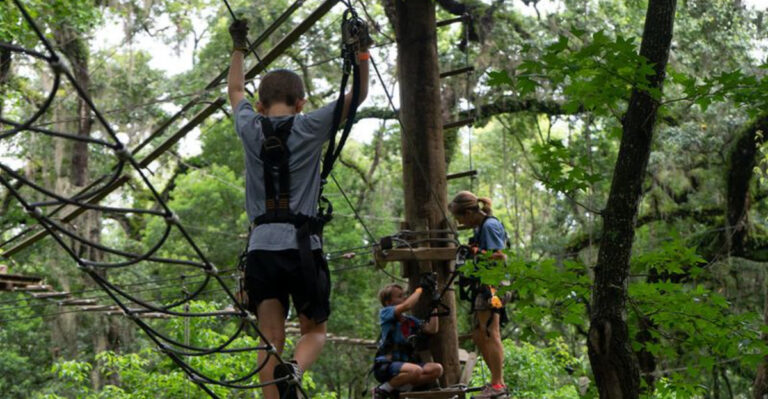 This Florida Adventure Park Lets You Zipline and Climb Through the Treetops