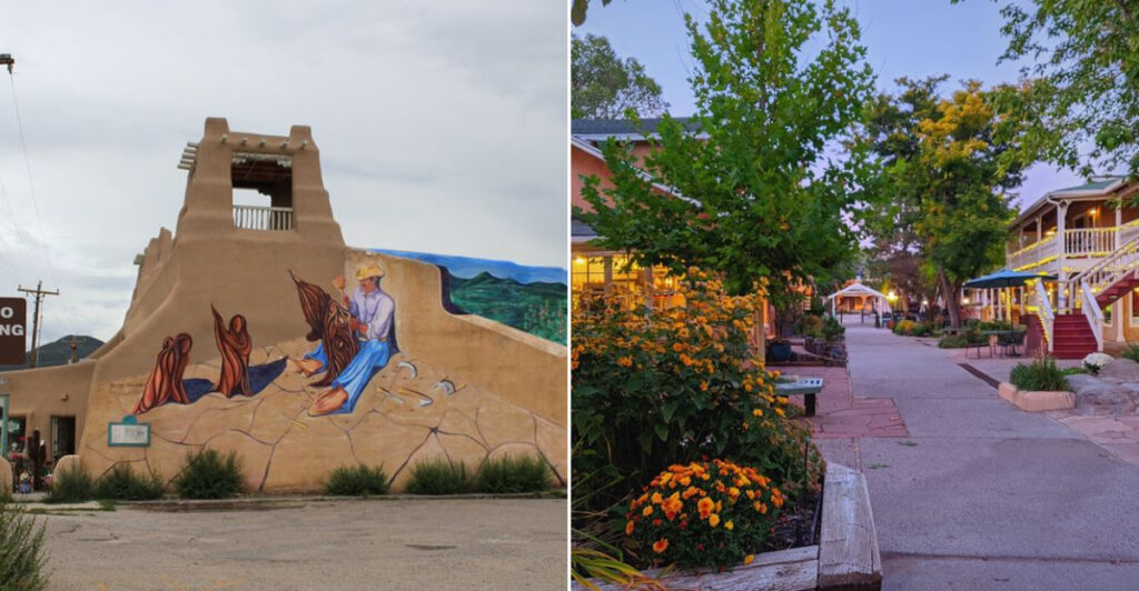 This Historic New Mexico Plaza Looks And Feels Like A Living Work Of Art