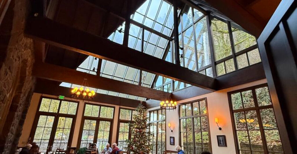 This Historic Oregon Waterfall Lodge Just Turned 100 and It’s More Magical Than Ever