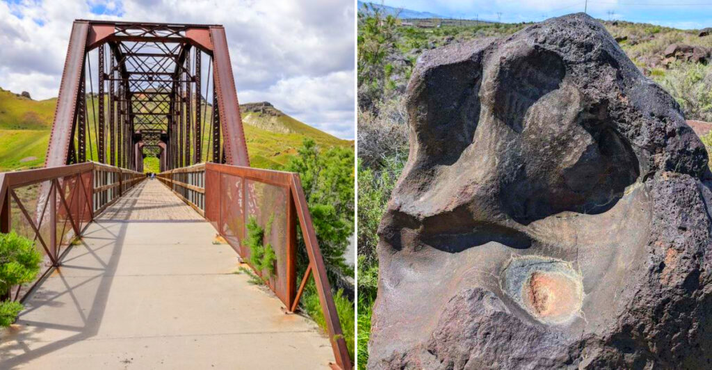 This Idaho Canyon Park Has 12,000-Year-Old Petroglyphs, a Historic Railroad Bridge, and Stunning Snake River Views