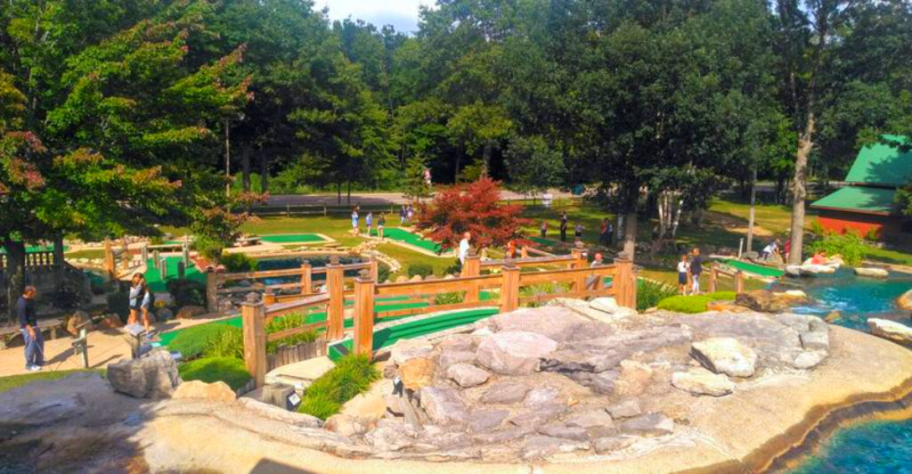 This Lake Huron Mini Golf Spot Feels Like a Garden – with Waterfalls, Ice Cream, and Coastal Views