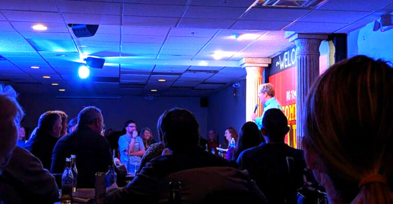 This Metro Detroit Restaurant Combines Authentic Greek Food with a Full Comedy Club Downstairs