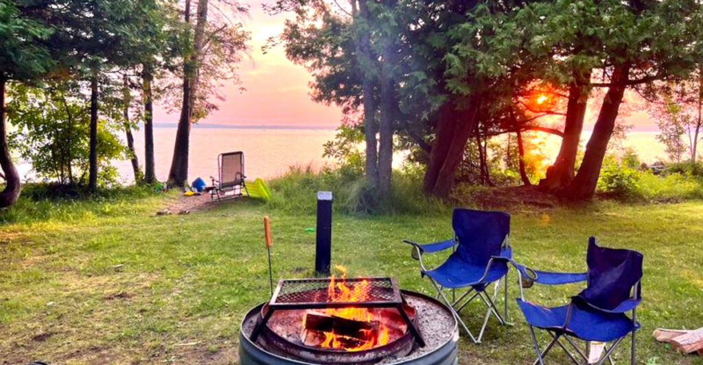 This Michigan State Park Is Famous for Stunning Lake Sunsets and Campsites Steps from the Water