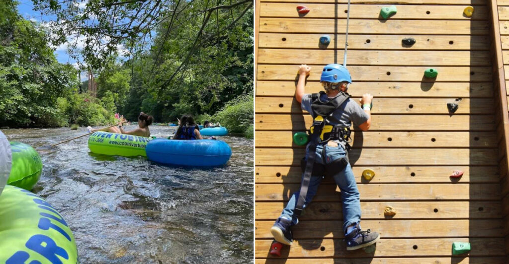This North Georgia Spot Has Tubing, Ziplines, a Climbing Wall, and a Cafe by the Water