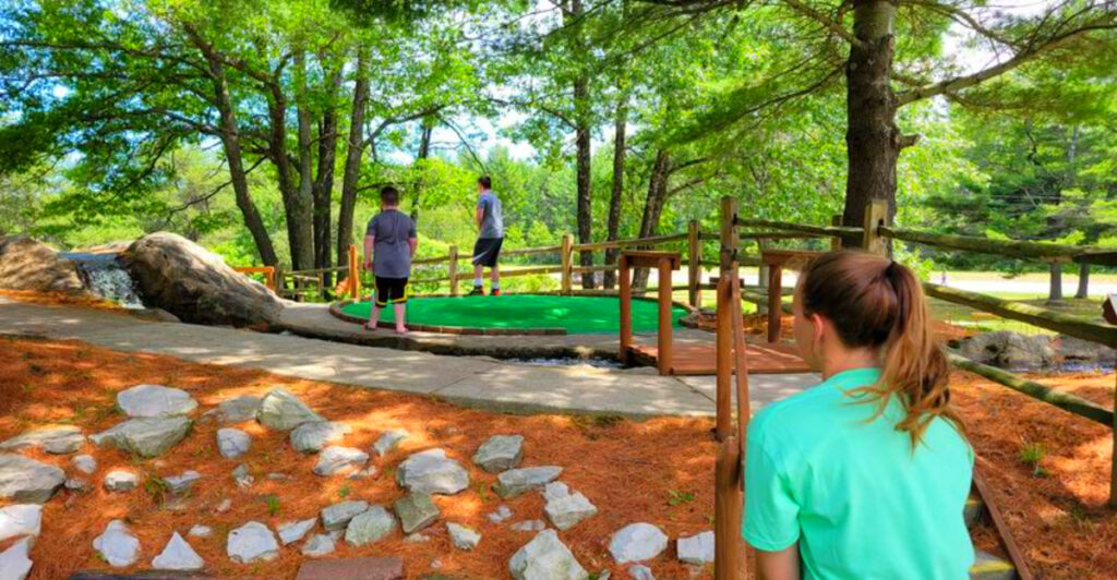 This Nostalgic Michigan Mini Golf Course Has Waterfalls, Flower Gardens, and a Surprisingly Challenging Layout