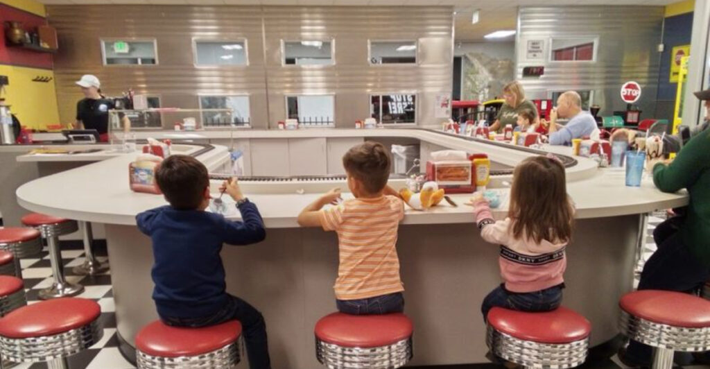 This Old-School Indiana Diner Has a Toy Train That Delivers Your Food