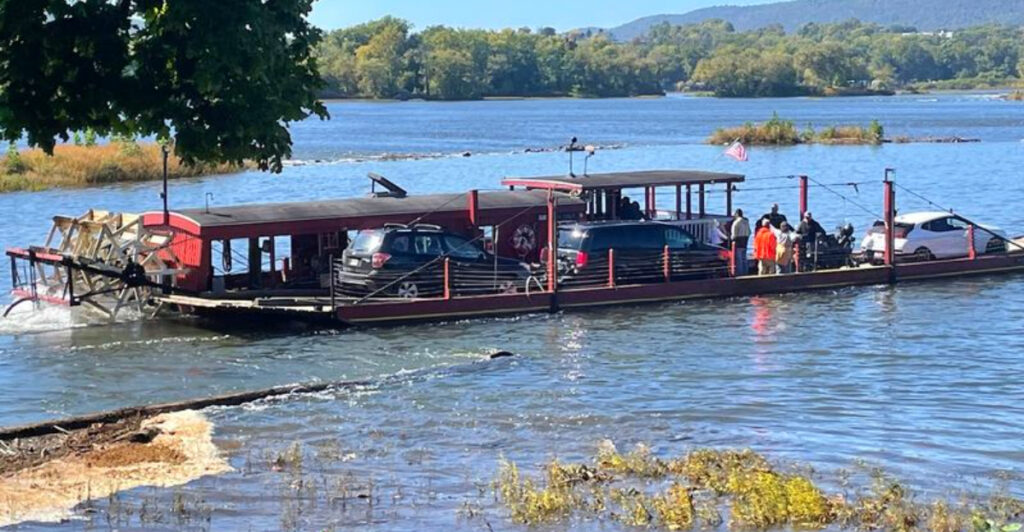 This Pennsylvania River Crossing Lets You Ride the Last Wooden Paddlewheel Ferry in America