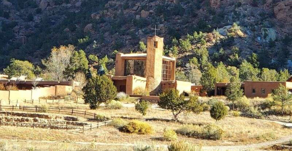 This Remote New Mexico Monastery Hides In A Canyon Where Silence Feels Sacred