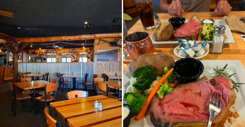 This Rustic Northern Michigan Restaurant Is Famous for Prime Rib, Hand-Cut Steaks, and a Ceiling Full of Stars