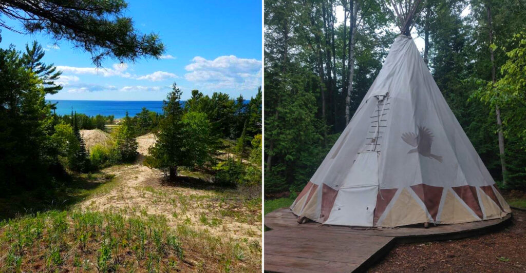 This Underrated Michigan Campground Has Lake Huron Sunsets, Lighthouse Ruins, and Surprisingly Quiet Beaches