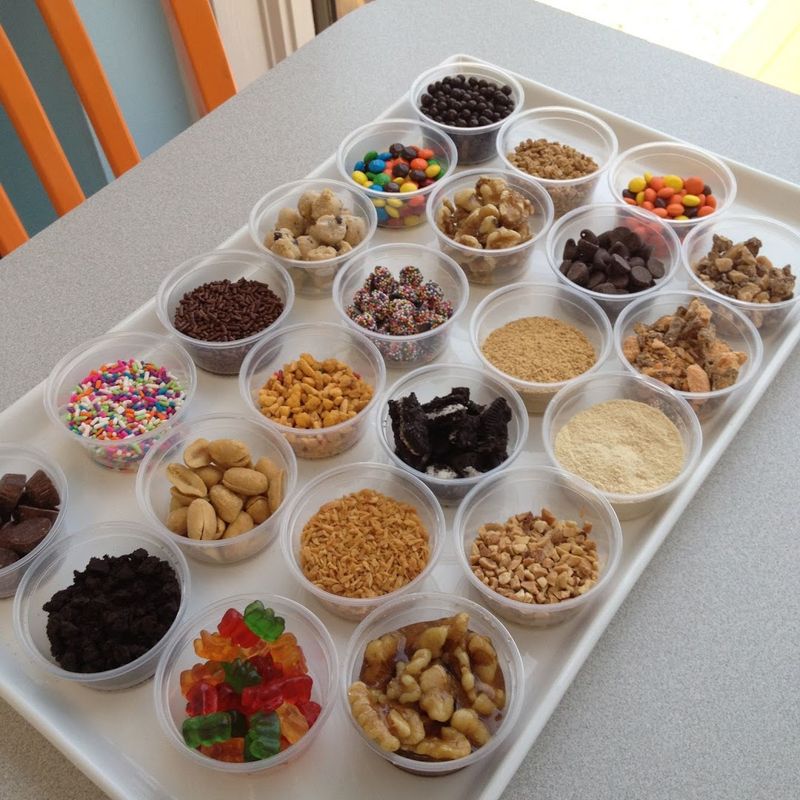 Toppings, Cones, and Customization Options Toppings, Cones, and Customization Options
