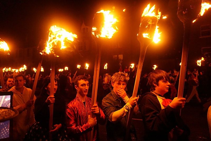 Up Helly Aa in Scotland