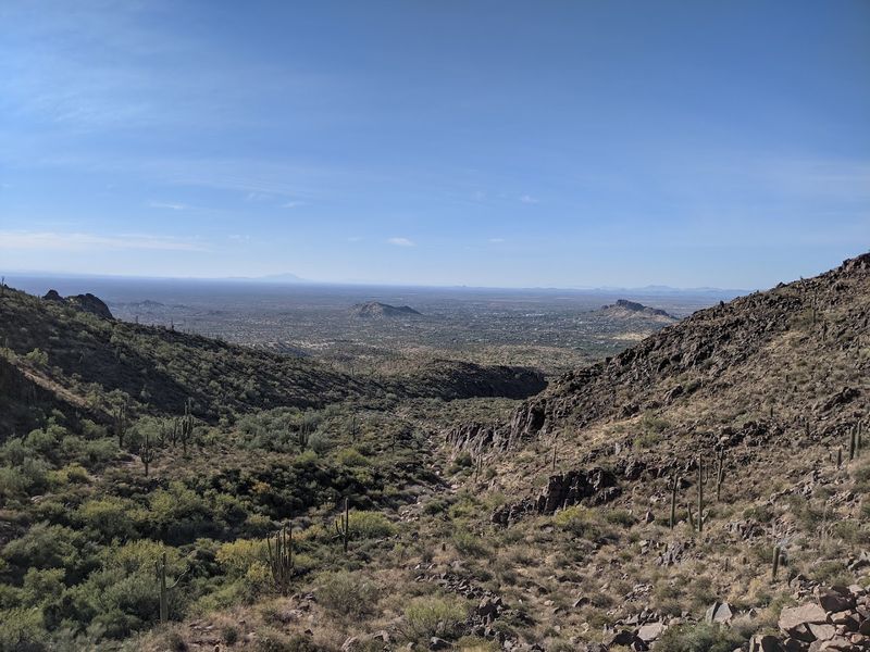 Views of the Superstition Mountains and the Valley Below Views of the Superstition Mountains and the Valley Below