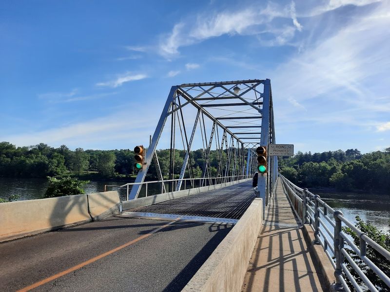 Washington Crossing Bridge In Hopewell Township, New Jersey