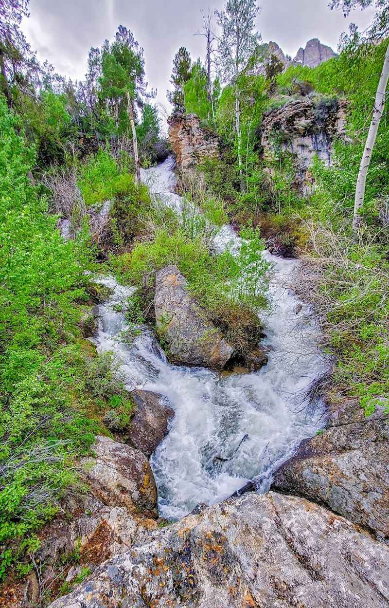 Waterfalls Fed by Snowmelt Waterfalls Fed by Snowmelt