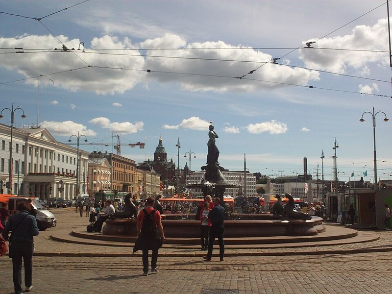 Helsinki Market Square Waterfront, Finland