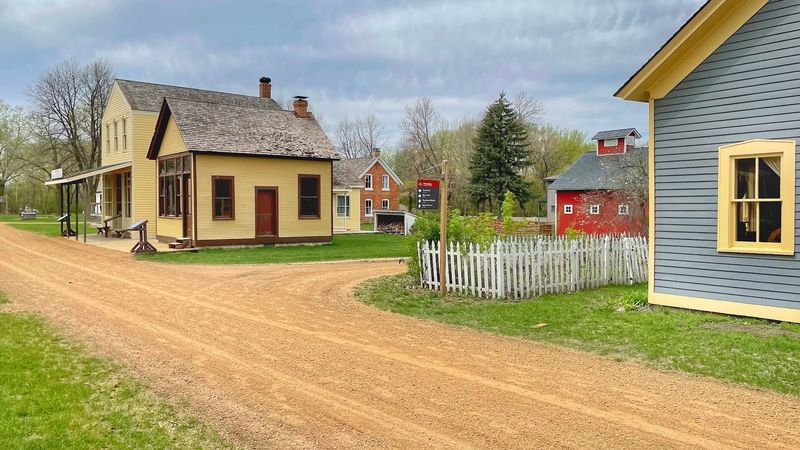 A Village Frozen in the 1800s