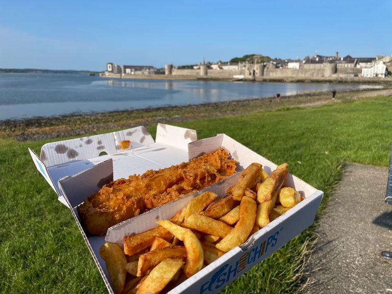 Ainsworth's Fish & Chips, Caernarfon, Gwynedd, Wales