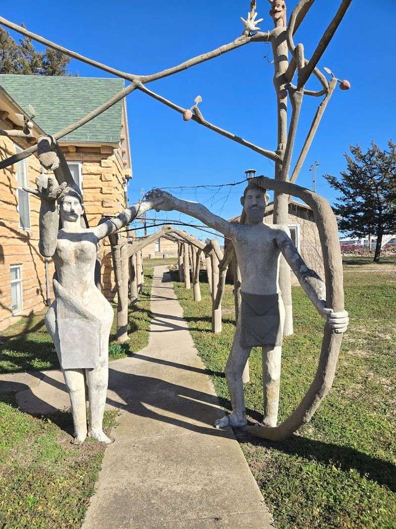 Biblical Narratives Carved in Concrete: Adam, Eve, and Beyond