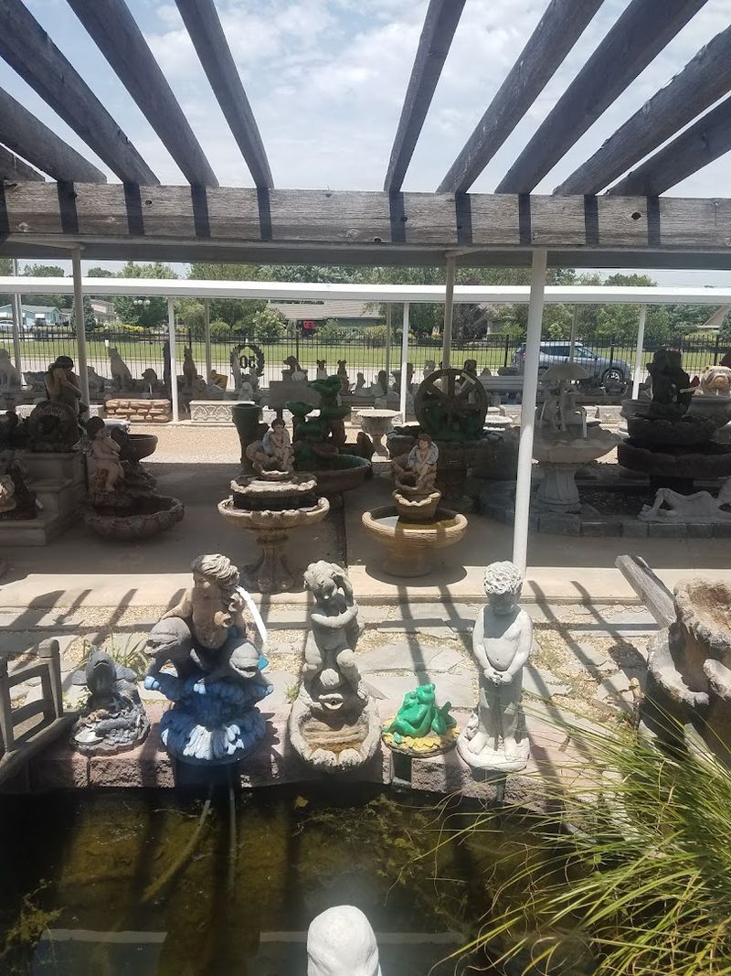 Bird Baths, Peacocks, and Garden Collectibles
