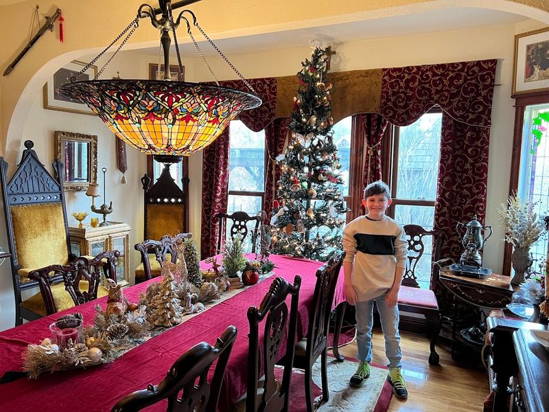 Breakfast in a Formal Dining Room