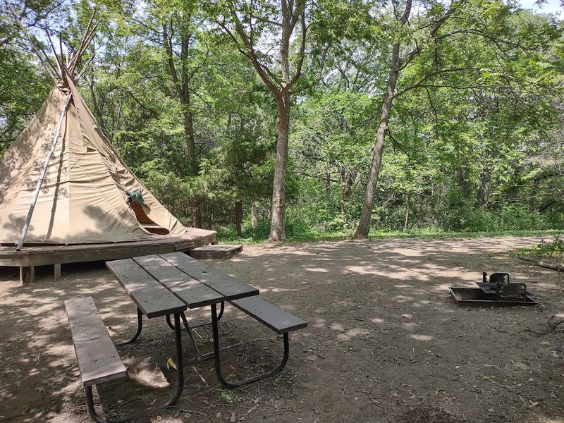Camping, Cabins, and Tepees for Every Kind of Overnight Visitor