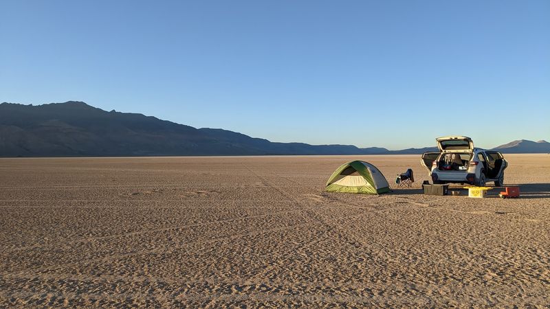 Camping Directly on the Playa