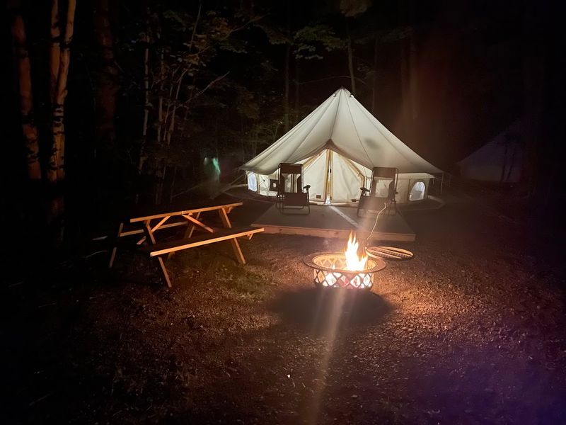 Camping Right Next to the Rocks