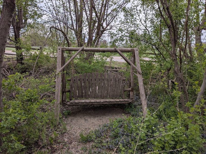 Carved Benches and Eagle Scout Craftsmanship Throughout the Property
