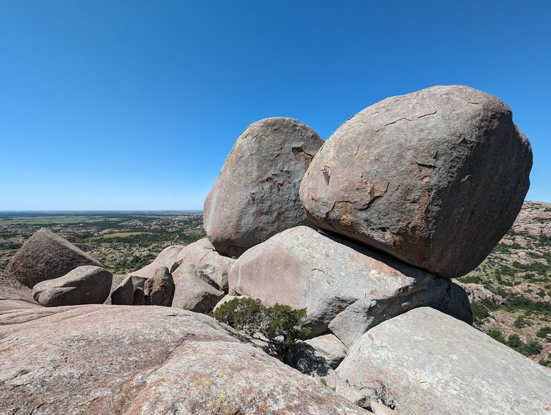 Cathedral Mountain & Treasure Lake Loop — Wichita Mountains Wildlife Refuge, Oklahoma Cathedral Mountain & Treasure Lake Loop — Wichita Mountains Wildlife Refuge, Oklahoma