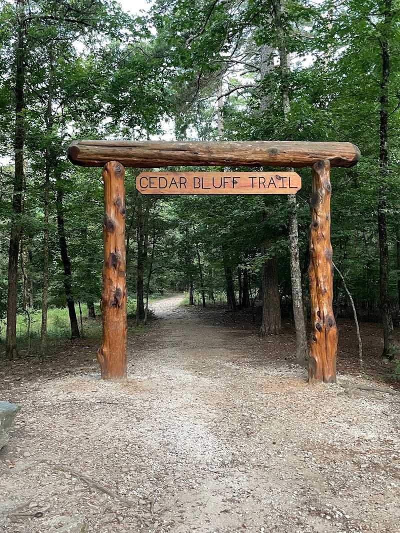 Cedar Bluff Nature Trail — Turner Falls Park, Oklahoma Cedar Bluff Nature Trail — Turner Falls Park, Oklahoma