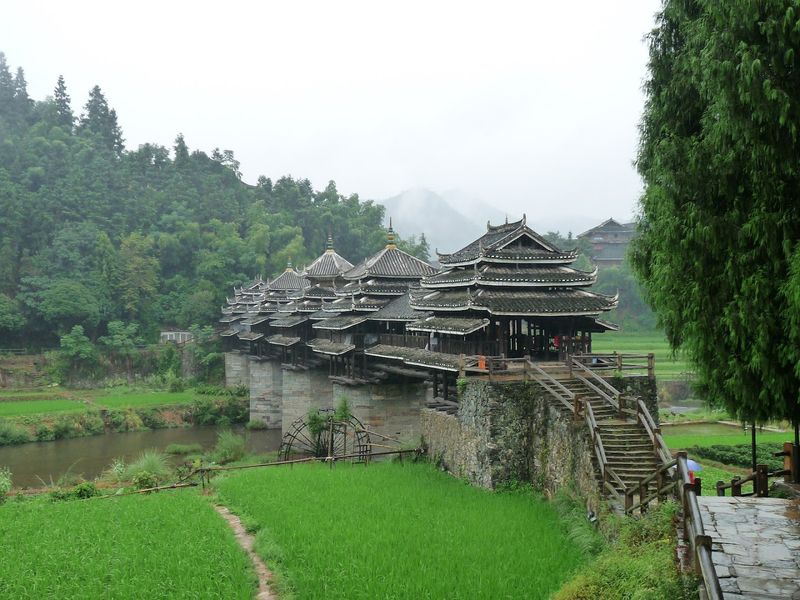 Chengyang Wind and Rain Bridge — Guangxi, China