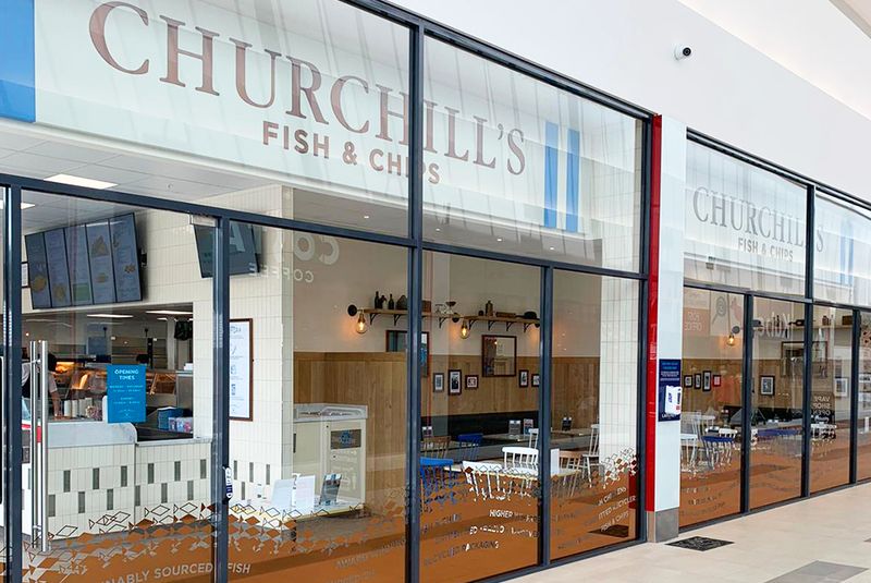 Churchill's Fish & Chips, Eastbourne, East Sussex, England
